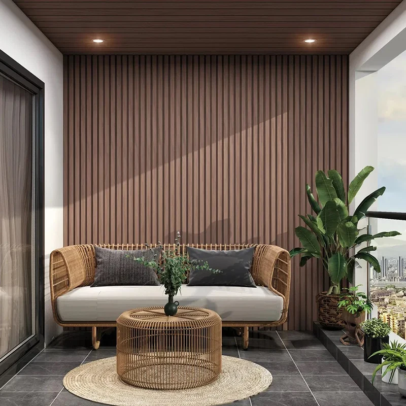 Commercial Building Material Outdoor WPC Wall Panel