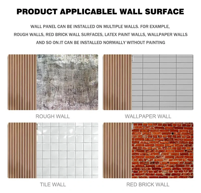 Wooden Grain WPC Wall Fluted Panel