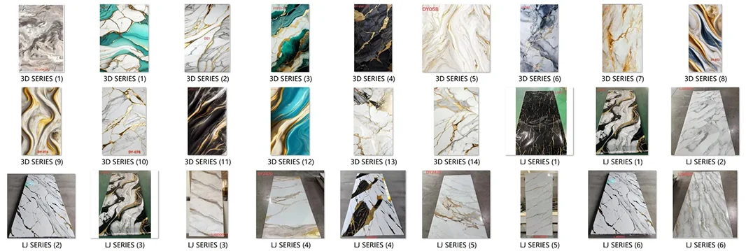 Waterproof PVC marble Wall Panels