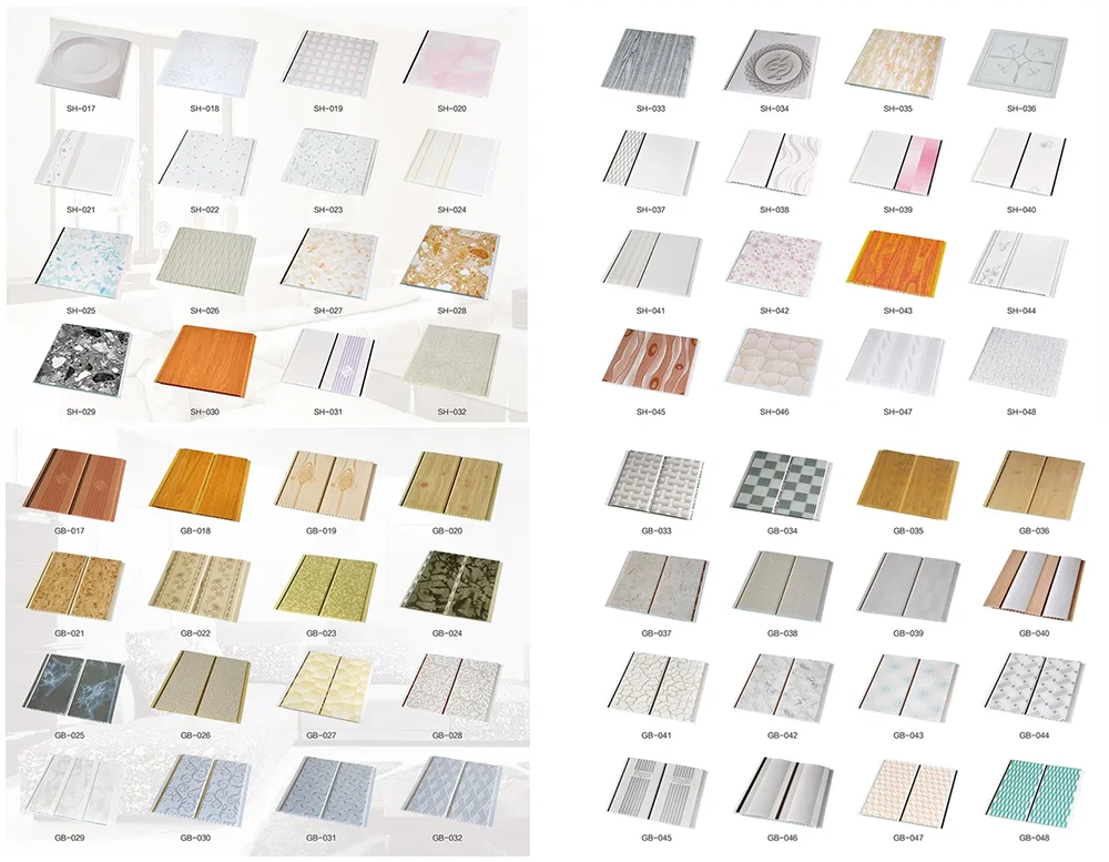 Graphic Design Hot Stamping PVC Ceiling Panels