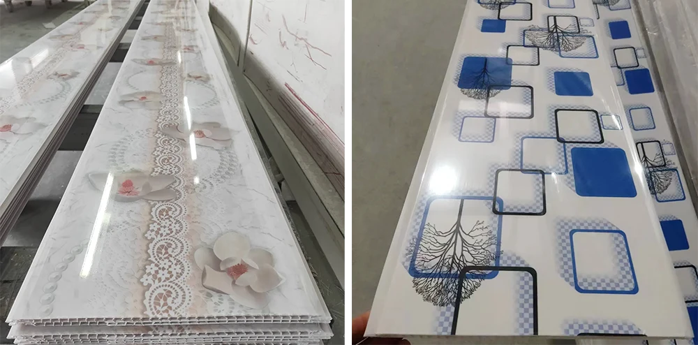Graphic Design Hot Stamping PVC Ceiling Panels