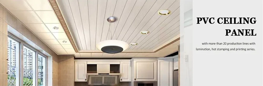 Graphic Design Hot Stamping PVC Ceiling Panels